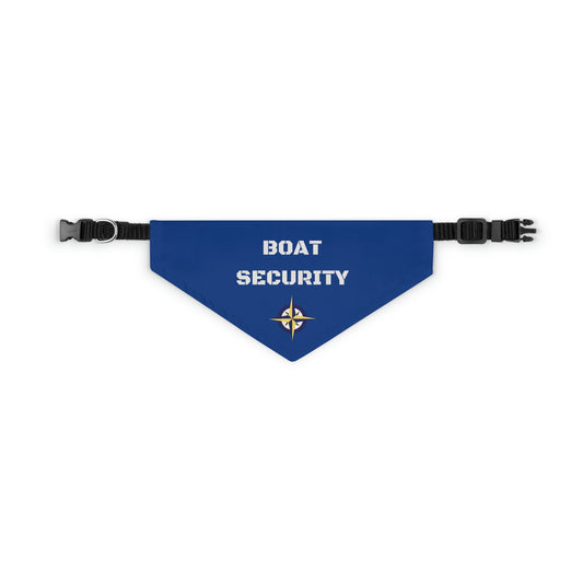 Nautical Pet Bandana Collar, Boat Security Dog Bandana