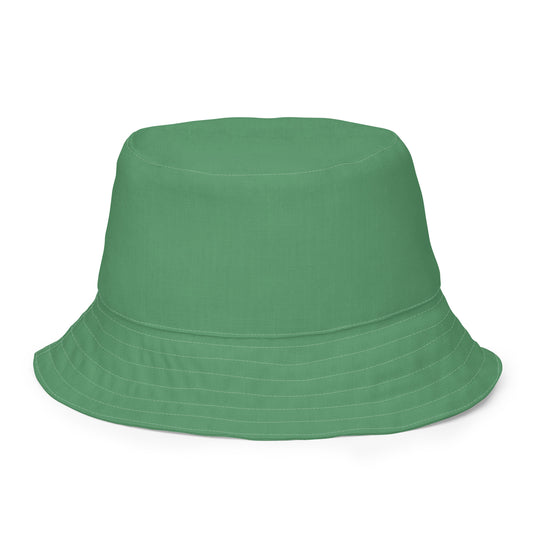Whirlpool Green and Warm Yellow Reversible bucket hat, Unisex Summer Hat, Nautical Hat