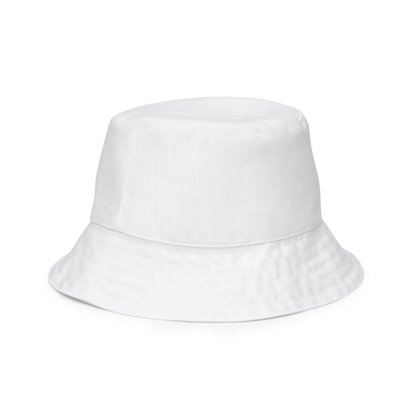 Baby Blue and White Reversible Bucket Hat, Nautical Summer Hat, Boating Hat