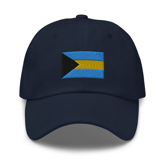 Dad hat with embroidered Bahamas Flag, Cruising Hat, Boating Hat, Sailing Hat