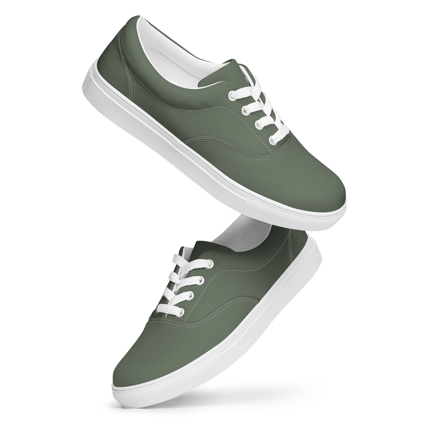 Women’s Grey lace-up canvas shoes, Women's grey summer shoes, Grey casual cruising shoes