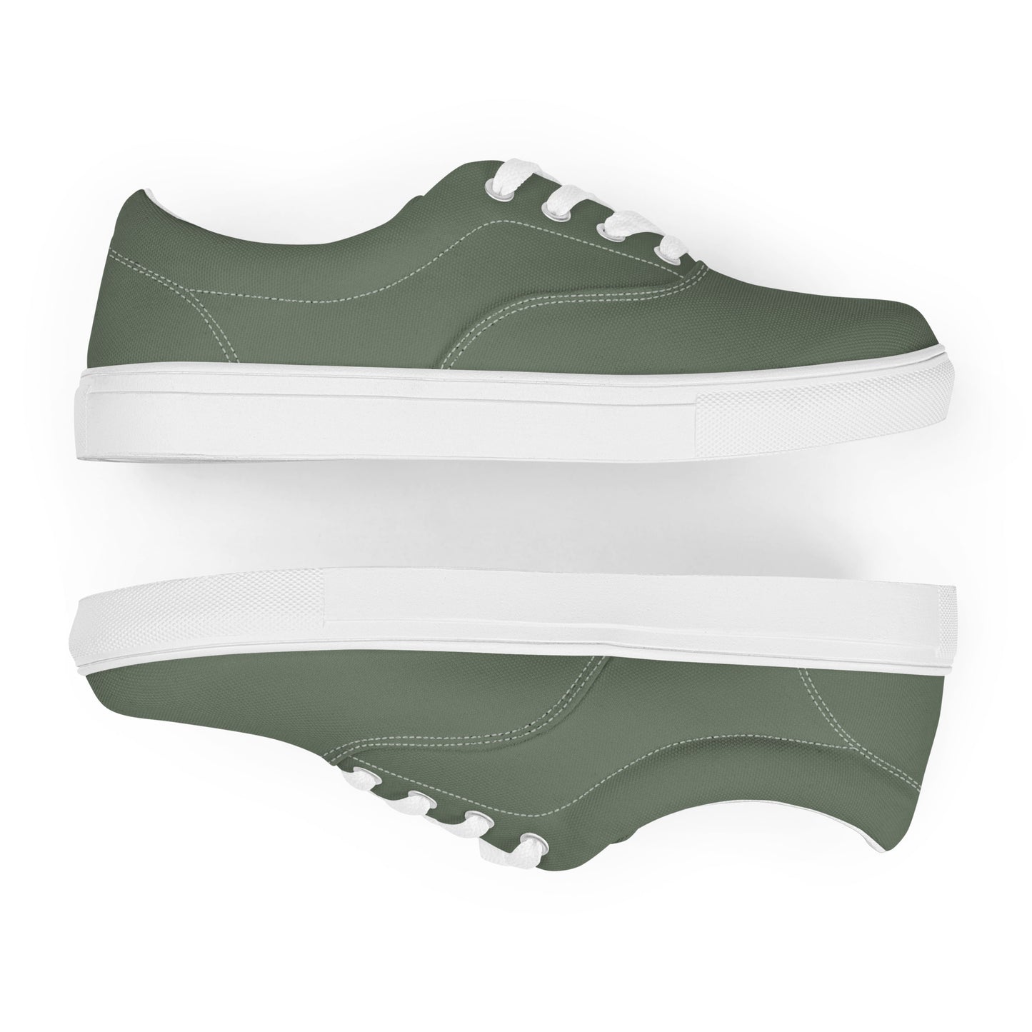 Women’s Grey lace-up canvas shoes, Women's grey summer shoes, Grey casual cruising shoes