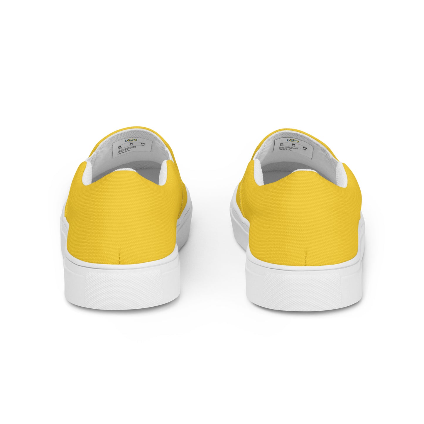 Women’s Warm Yellow slip-on canvas shoes, Canvas summer shoes